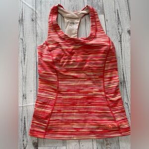 The North Face Red Striped Vapor Wick racer back tank